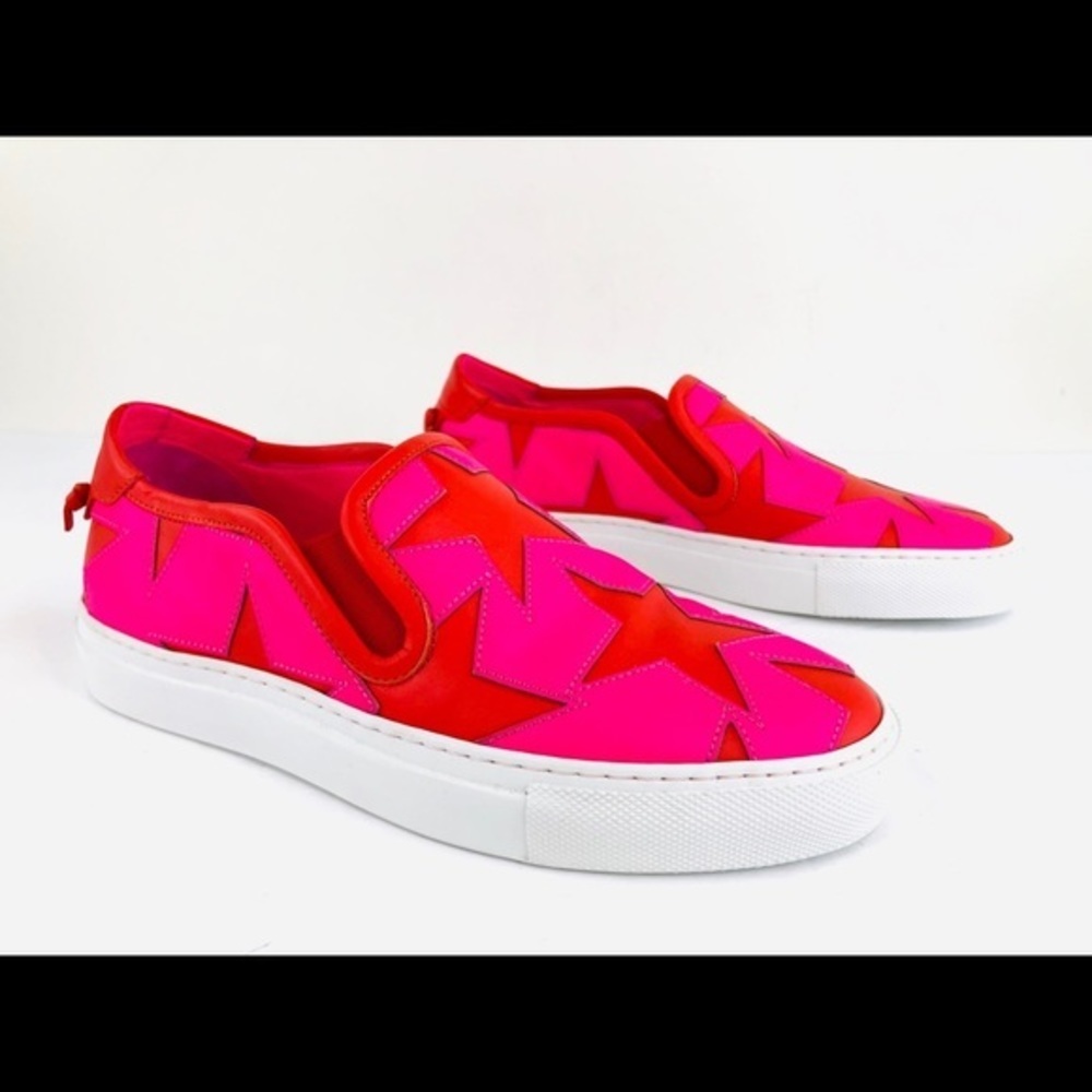 GIVENCHY Star Print Skate Stretch Fashion Sneakers - Picture 2 of 12
